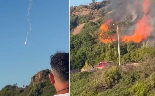 Incendio a Calasetta provocato da un bengala: i video portano ai colpevoli