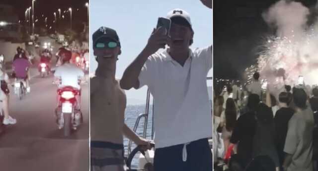 Il corteo di amici in scooter e i fuochi d'artificio, gli amici ricordano Filippo e Gabriele morti al Poetto: oggi i funerali