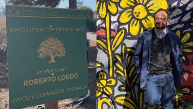 Cagliari, un albero in memoria di Roberto Loddo: "Cerchiamo di essere migliori come lui ci ha insegnato"