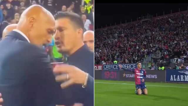 Cagliari-Juve finisce 1-1 alla Domus: Kolo Muani pareggia all'80', Pisacane e Spalletti espulsi