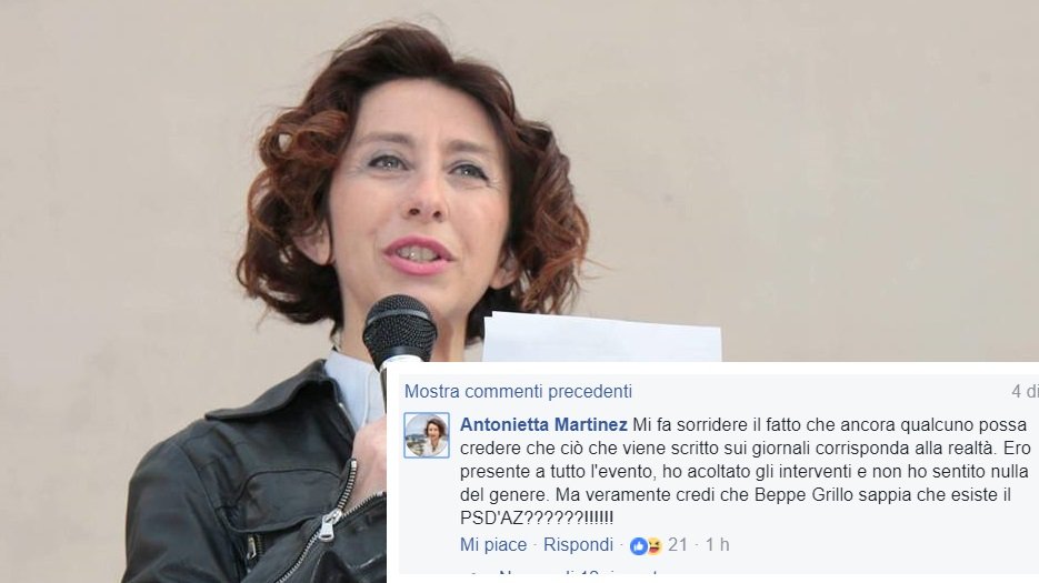 Antonietta Martinez Microfono  Con Screen