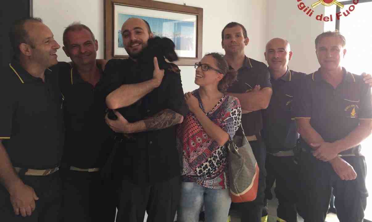 Cane Salvato Dai Vigili Del Fuoco
