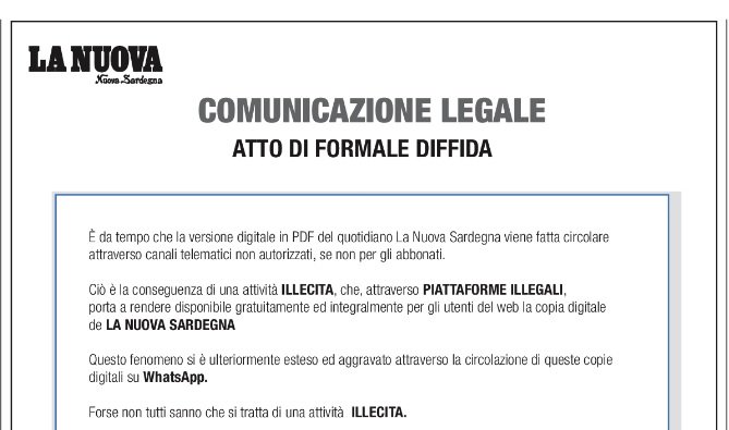 Diffida Nuova