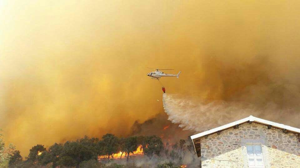 Incendio Costa Rei Fuoco