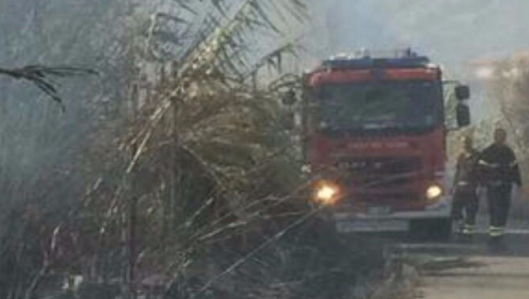 Incendio Villamassargia Domusnovas Vigili Del Fuoco Uno