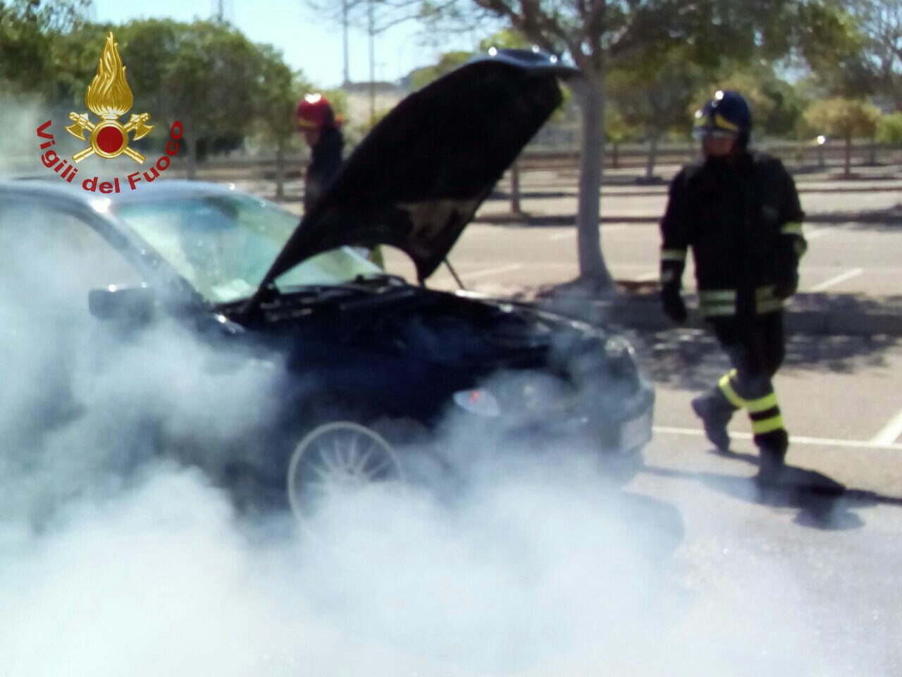Incendio Auto SantElia