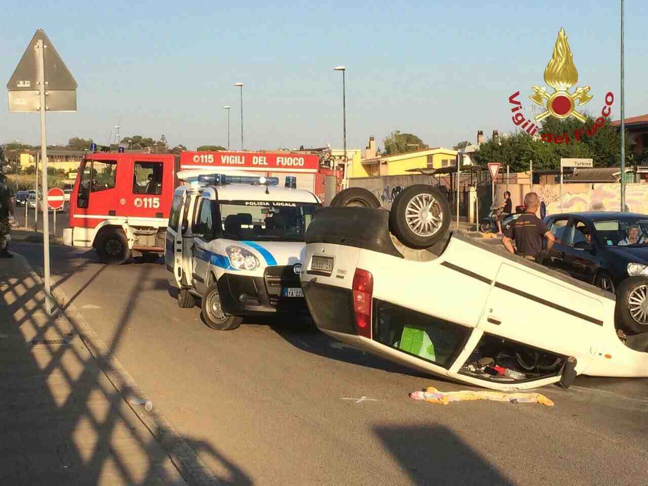 Incidente Quartu Via Leonardo Da Vinci