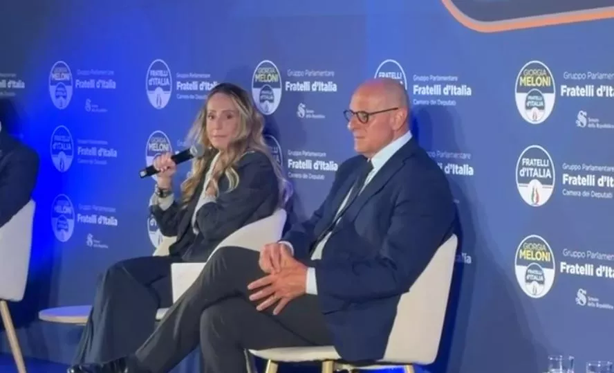 La sorella della premier, Arianna Meloni a Cagliari: