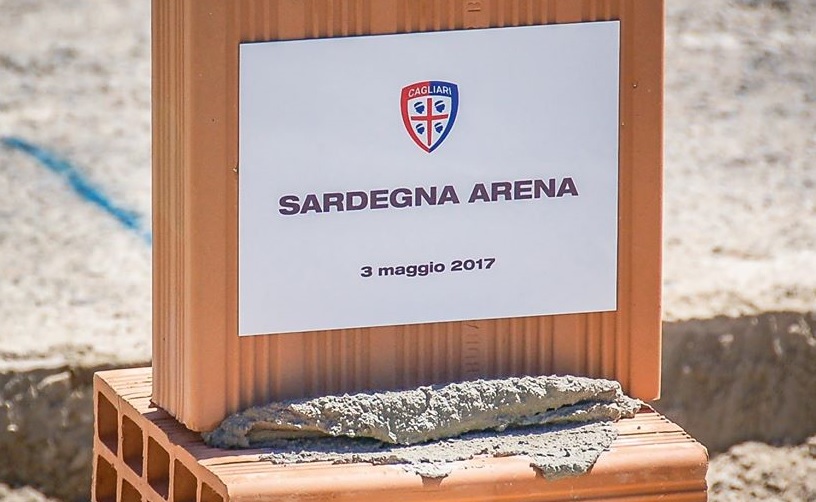 Sardegna Arena Prima Pietra Stadio Provvisorio