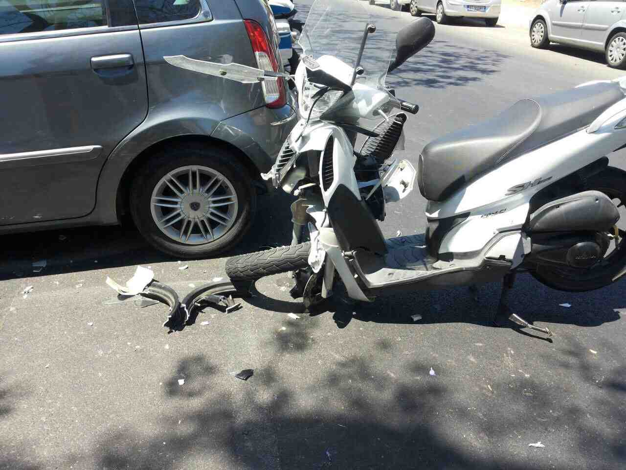 Scooter Incidente