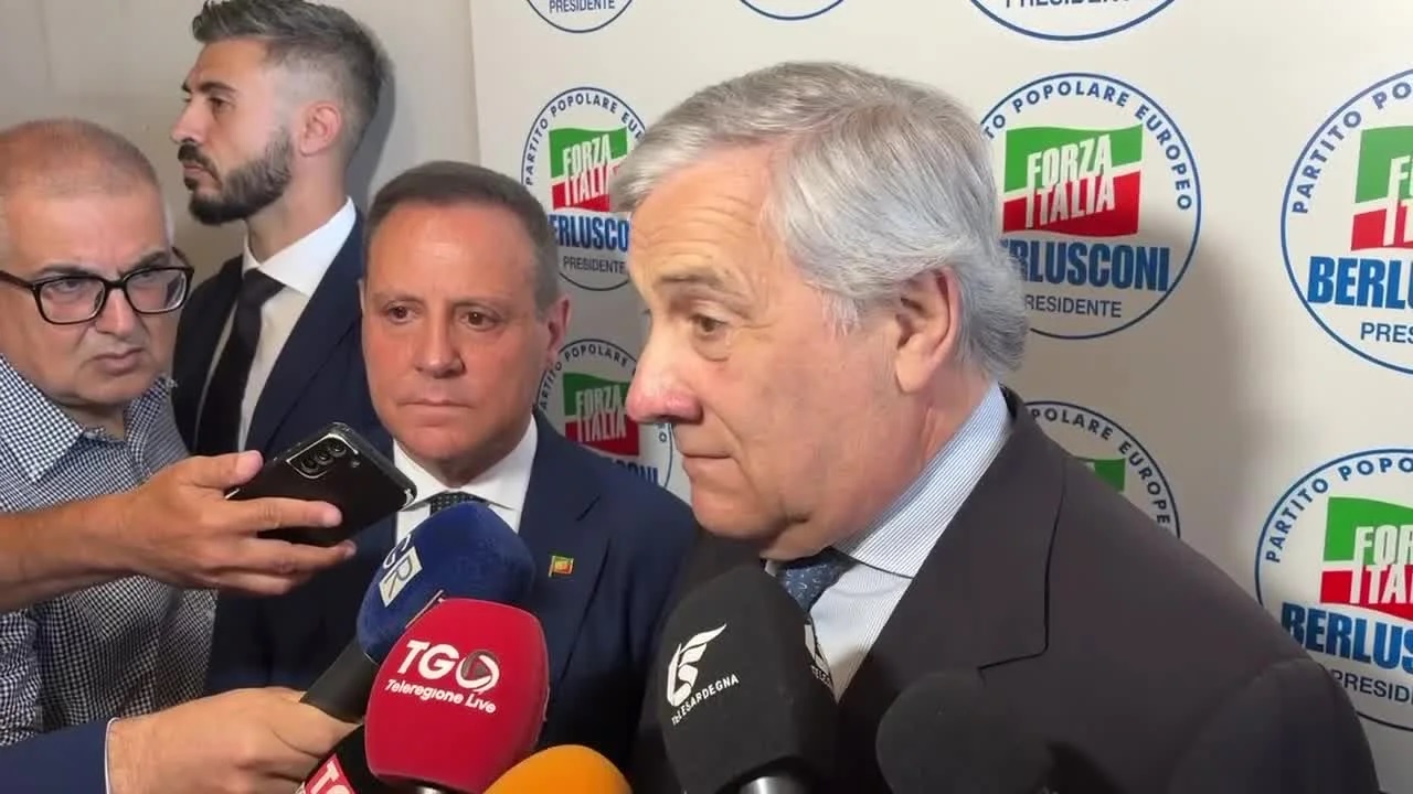 Il vice premier Tajani a Cagliari: 