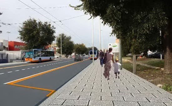 Viale Marconi Progetto Senso Unico