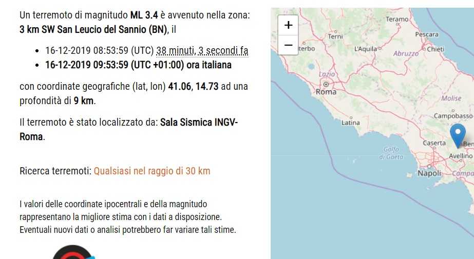 Terremoto-Sannio