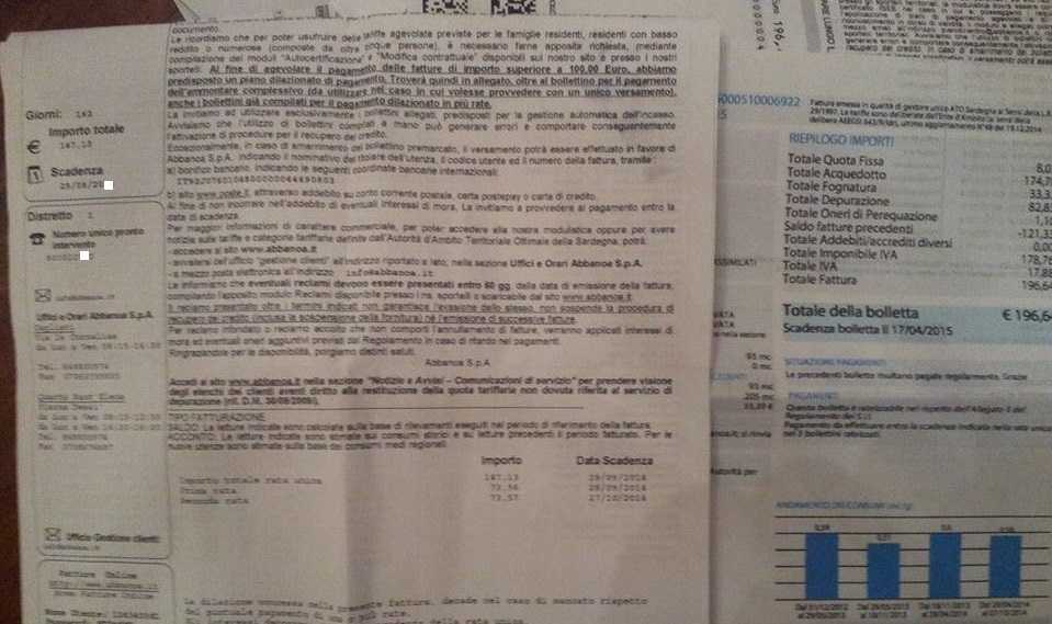 Bollette-Abbanoa