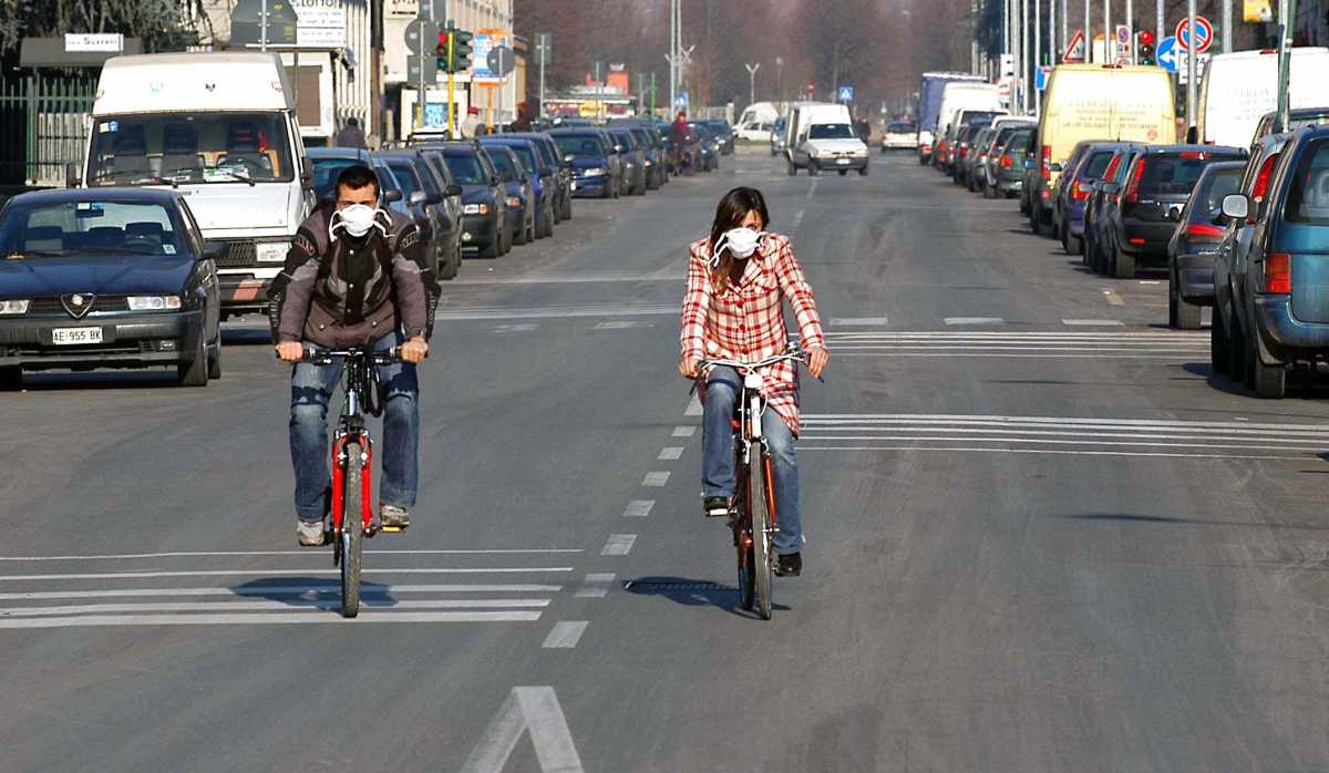 Bicicletta-smog