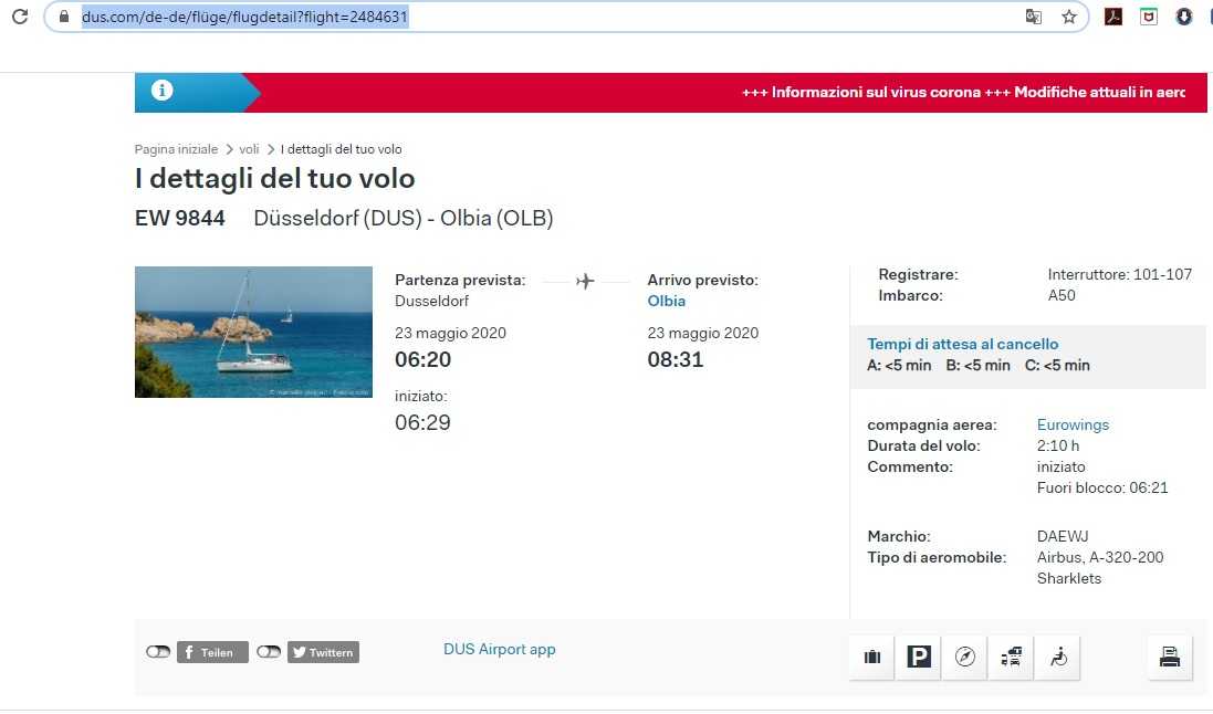Volo Olbia Volo-Olbia