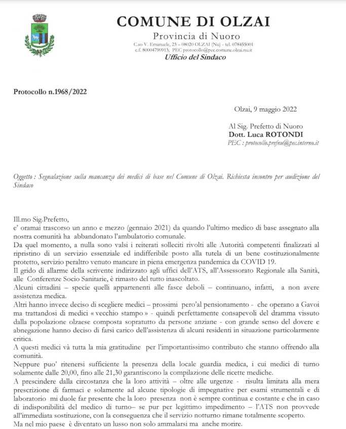 Comune Olzai Comune-Olzai