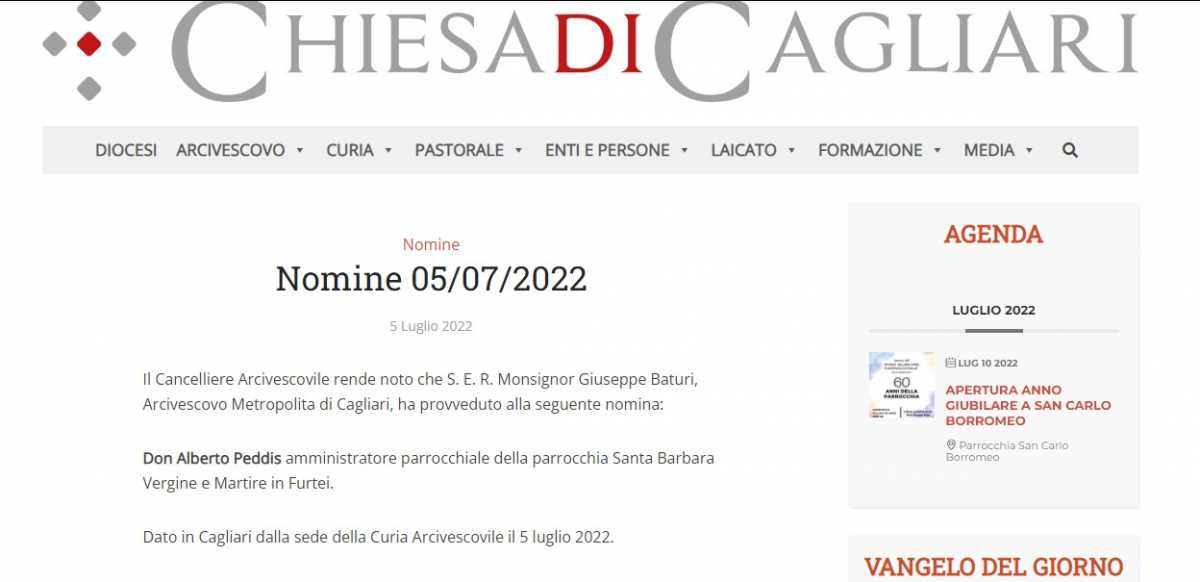 Nomine Chiesa Nomine-Chiesa