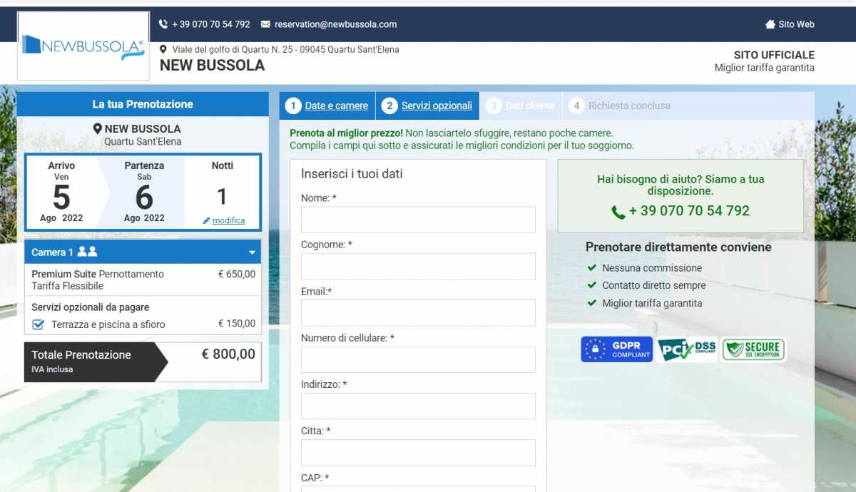 Prenotazione Prenotazione