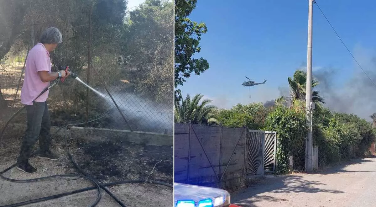 incendio-monserrato-selargius-insulti-al-sindaco